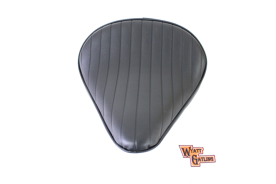 Black Tuck and Roll Solo Seat Large