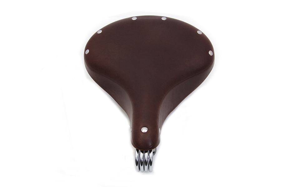 Double Steel Saddle Solo Seat Honey Brown