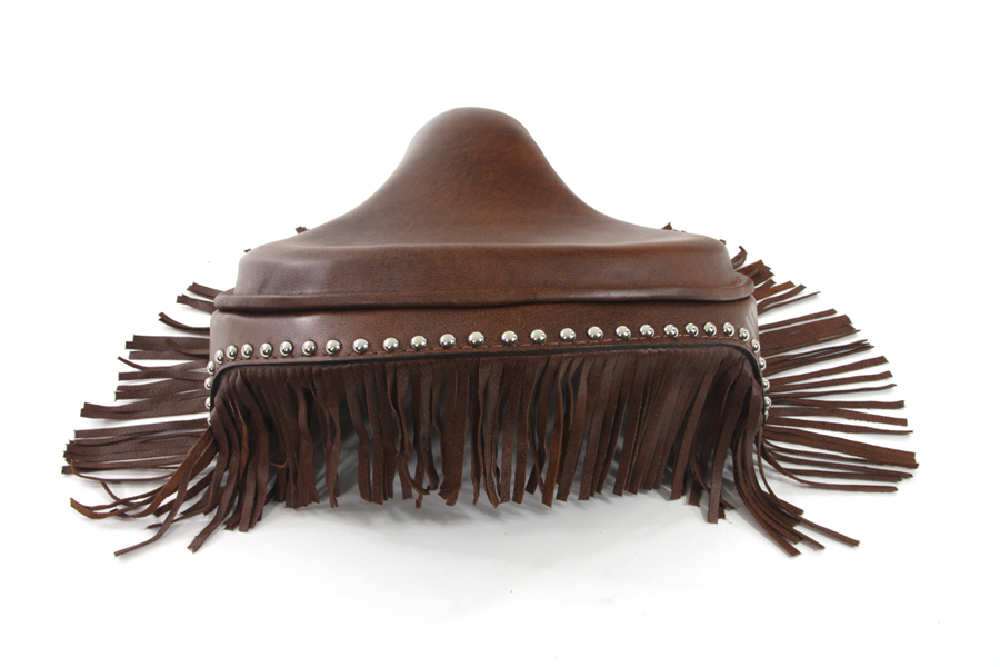 Brown K Model Solo Seat 16" Length with Fringe