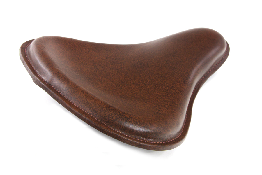 Brown K Model Solo Seat 16" Length with Rolled Edge