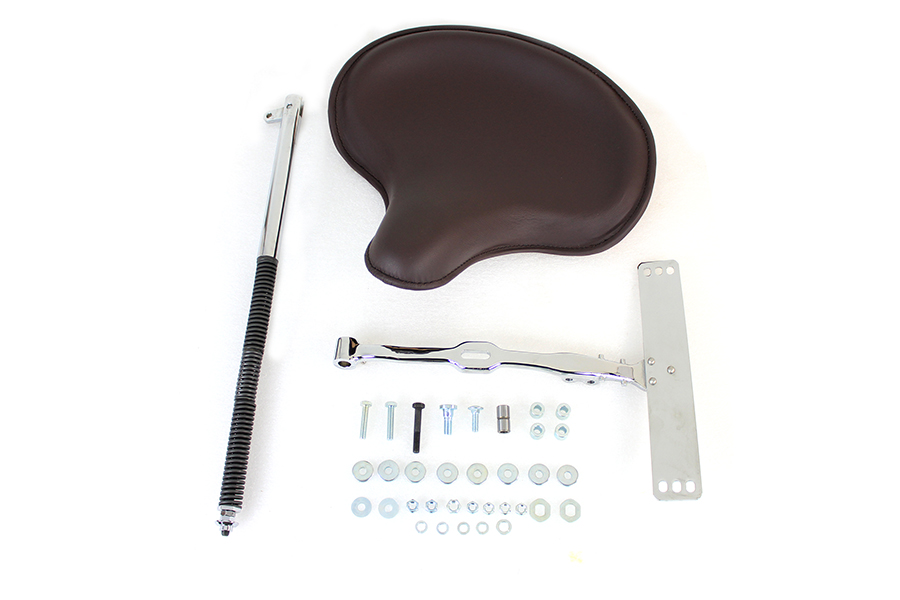 Corbin Gentry Brown Leather Solo Seat Kit