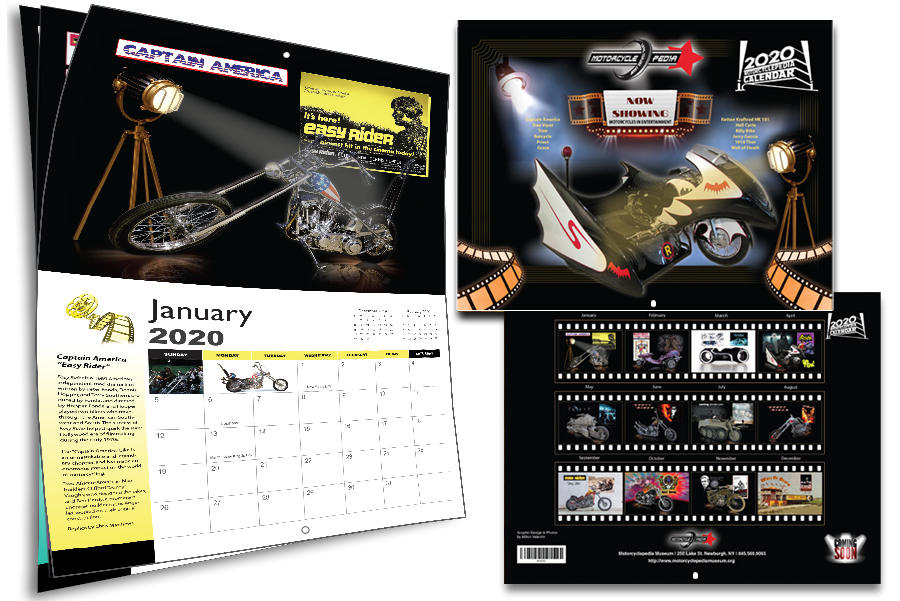 Motorcyclepedia Museum 2020 Calendar