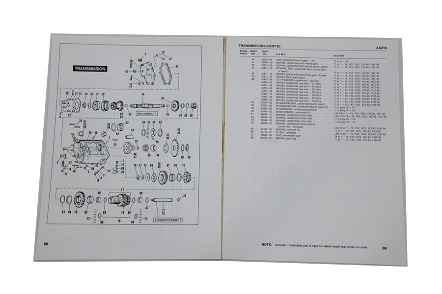 Factory Service Manual for XL 1959-1969 Sportster
