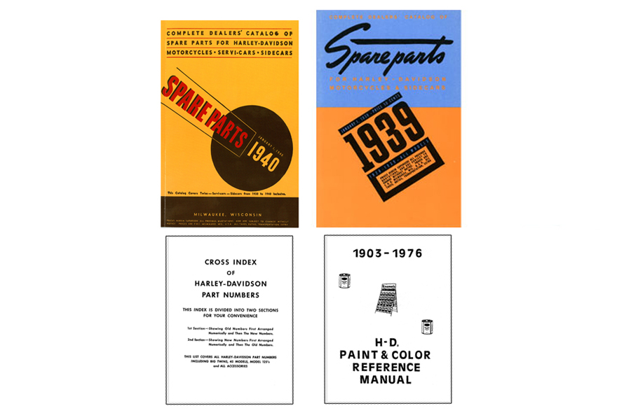 Spare Parts Book Set for 1936-40