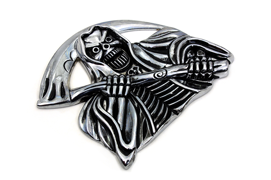 Pewter Grim Reaper with Sickle Emblem