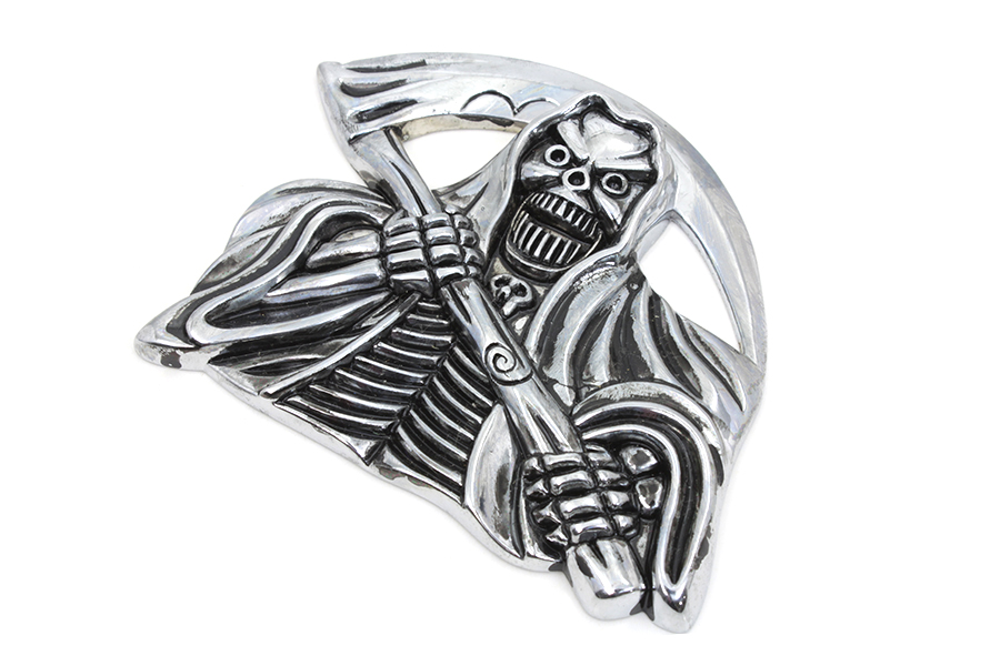 Pewter Grim Reaper with Sickle Emblem