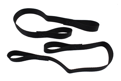 Black Nylon Tie Down Assist 12 x 1