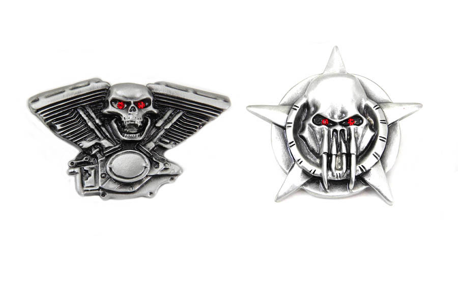 Skull Lapel Pin Set