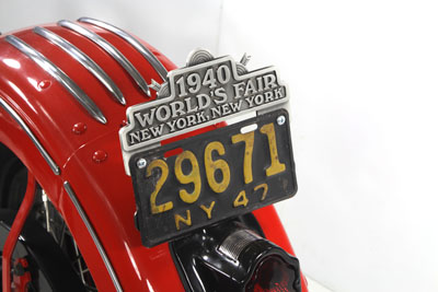 1940 World's Fair License Plate Topper