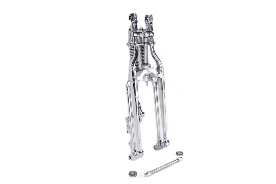 FLSTS Complete Inline Spring Fork Assembly Chrome