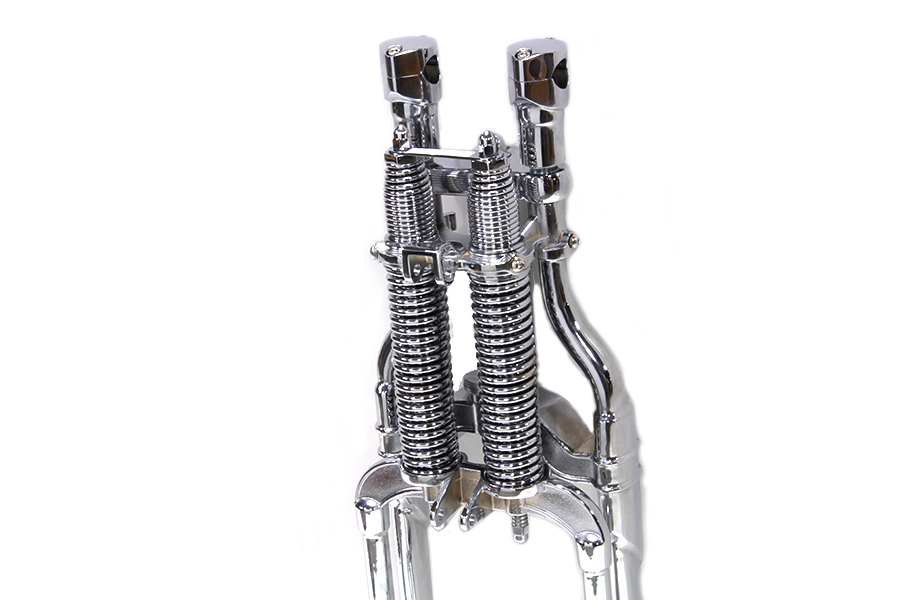 FLSTS Complete Inline Spring Fork Assembly Chrome