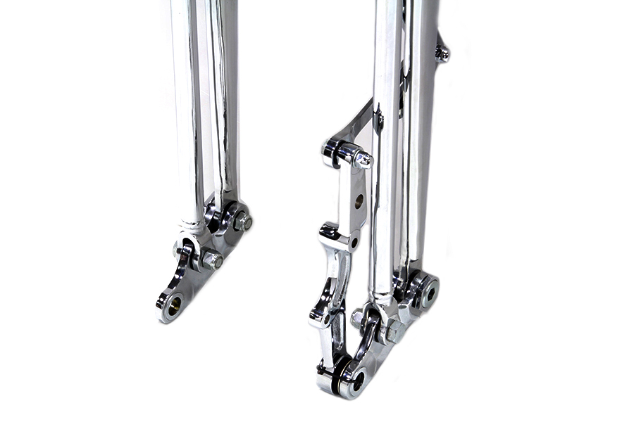 FLSTS Complete Inline Spring Fork Assembly Chrome