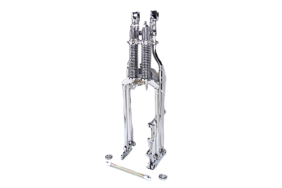 FLSTS Complete Inline Spring Fork Assembly Chrome