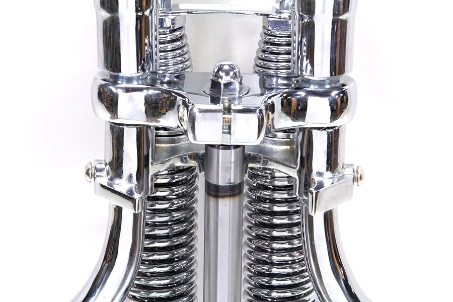 FLSTS Complete Inline Spring Fork Assembly Chrome