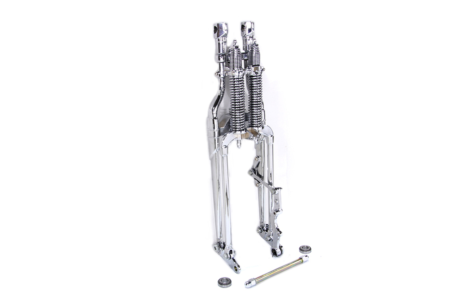 FLSTS Complete Inline Spring Fork Assembly Chrome