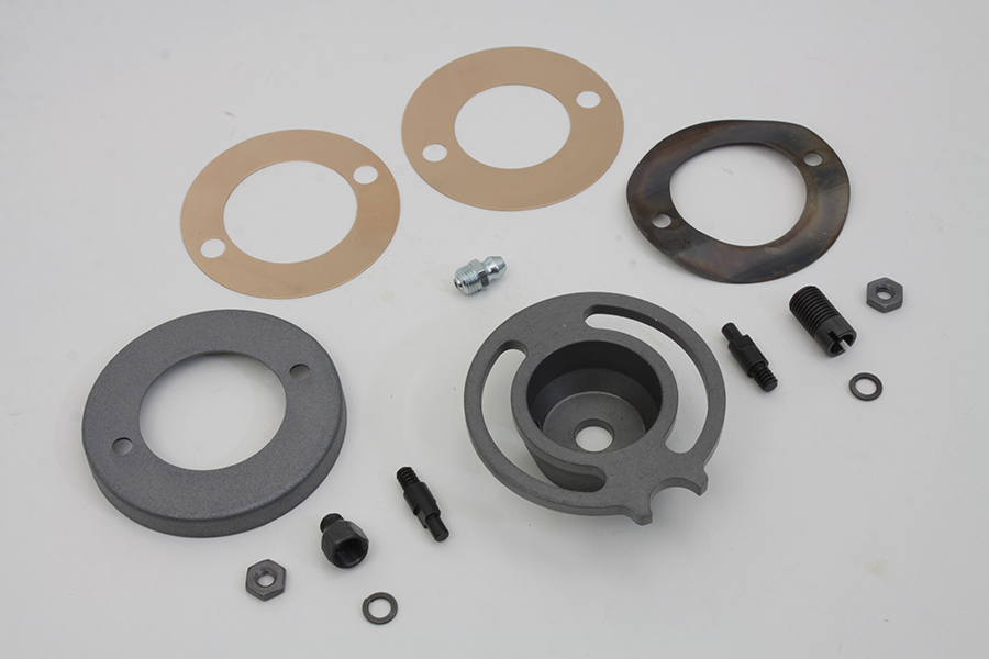 Parkerized Front Brake Plate Cover Kit