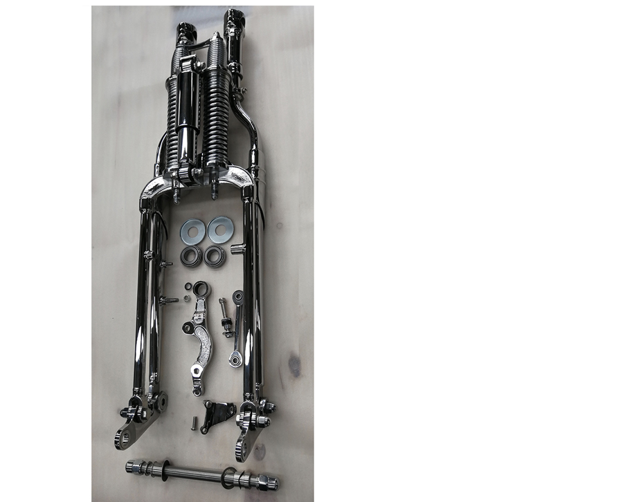 FXSTS Inline Spring Fork Assembly Chrome