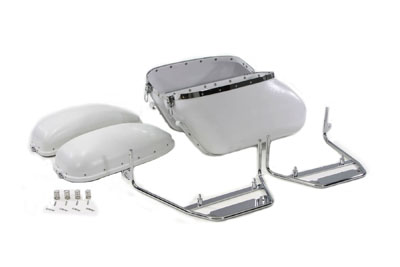 Replica Bubble Saddlebag Kit White