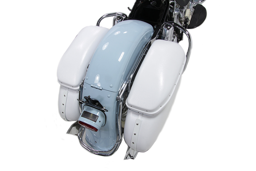 Replica Bubble Saddlebag Set White