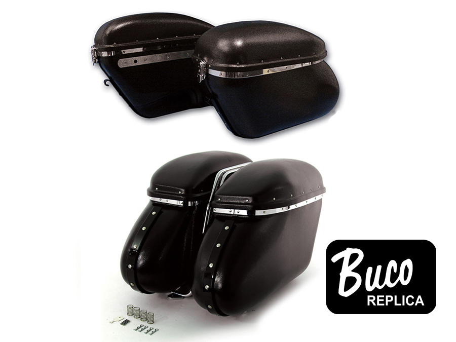 Black Magic Royalite Saddlebag Set