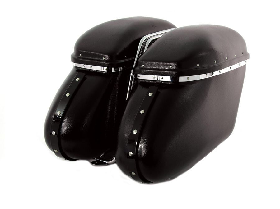 Black Magic Royalite Saddlebag Set