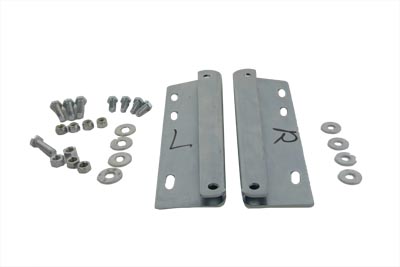 FLST & FXST 1984-2005 Zinc Saddlebag Mount Kit