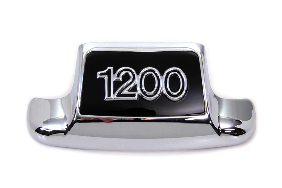Chrome and Black Rear Fender Tip 1200