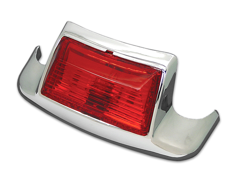 Chrome Rear Fender Tip with Light