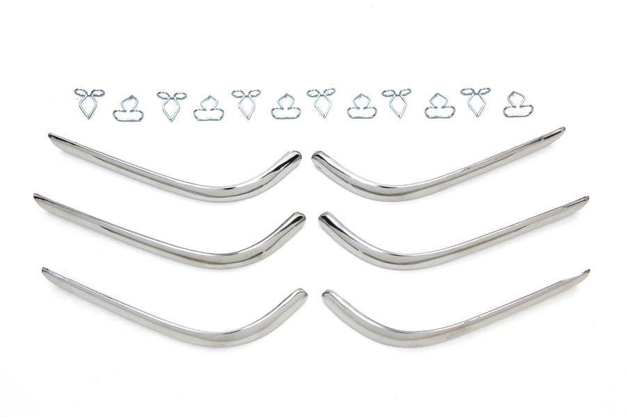 Replica Rear Fender Trim Set Sargent Stripe Style
