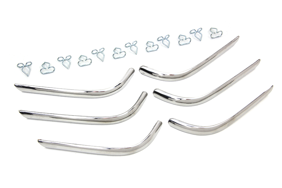 Replica Rear Fender Trim Set Sargent Stripe Style