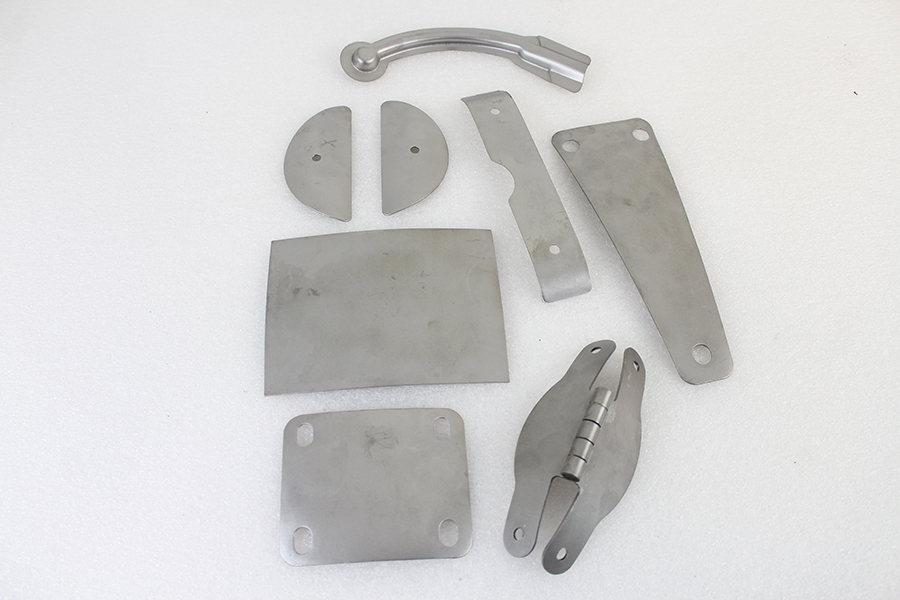 Rigid Rear Fender Hinge/Plate Kit Raw Steel