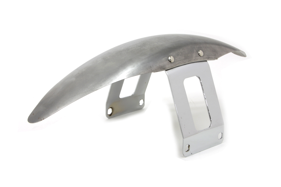 Front Fender 4" Raw Steel for 21" Wheels