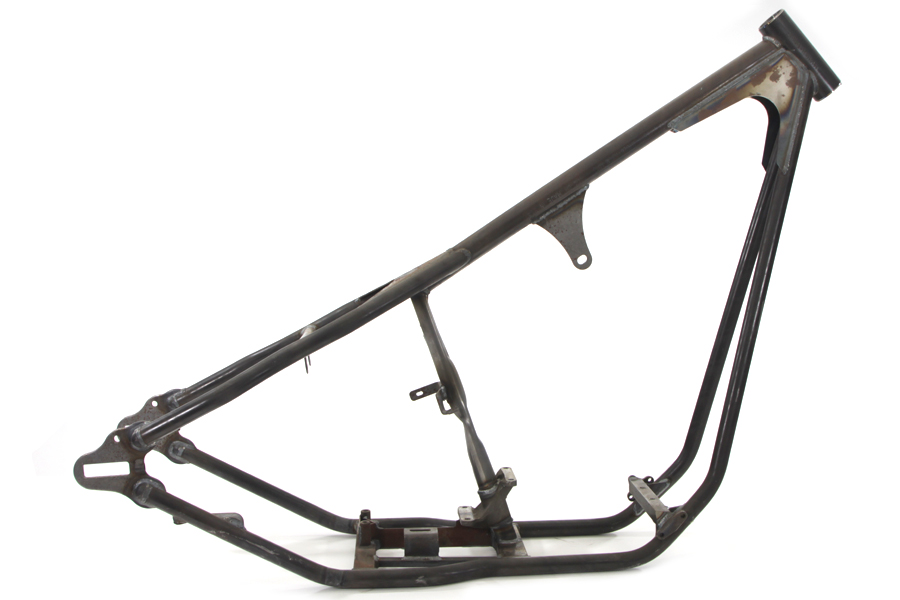 Tall Chopper Rigid Frame Swedish Style 45 Rake, 8" Down, 4" Back