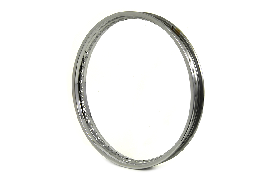 21 x 1.85 Rolled Edge Front Wheel Rim Chrome