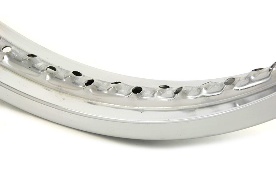 21 x 1.85 Rolled Edge Front Wheel Rim Chrome