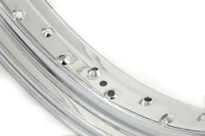 21 X 3.25 Drop Center Chrome Wheel Rim