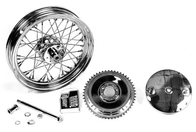 16 Wheel and Brake Drum Assembly Chrome