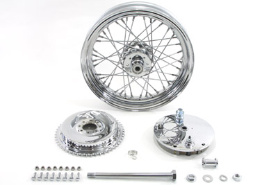 16 Wheel and Brake Drum Assembly Chrome