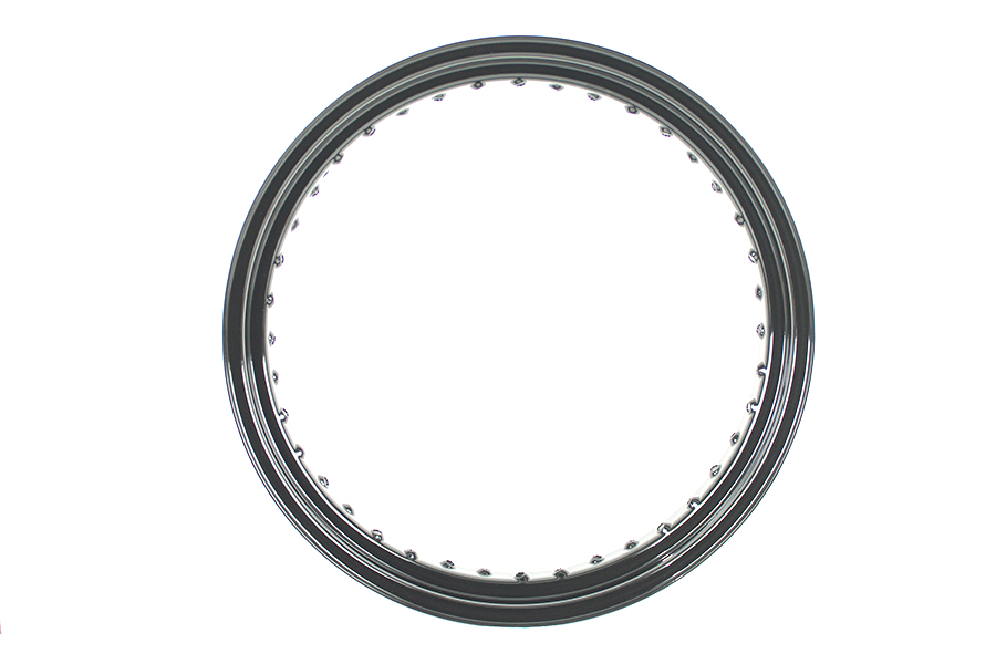 19 x 3.0 Drop Center Steel Rim Black