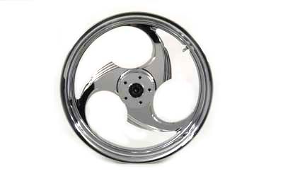 18" Rear Forged Alloy Wheel, Chrome Chopper Style for FLT 2000-UP