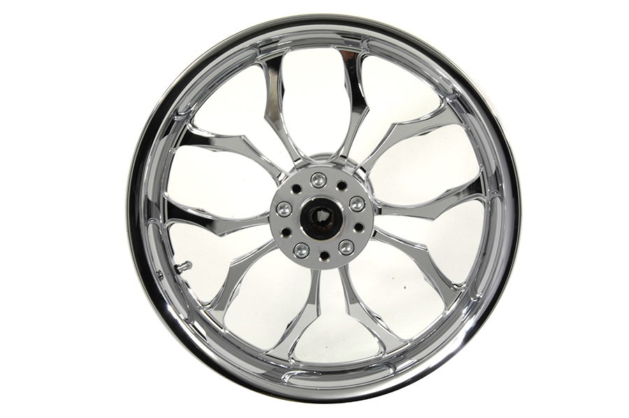 18" x 3.5" FLT 2000-UP Rear Forged Alloy Wheel, Recluse Style