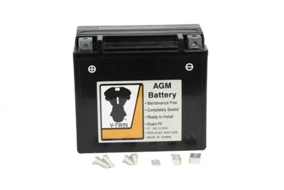 AGM 12 Volts Sealed Battery for 1973-1996 Big Twin & XL