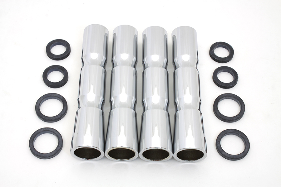 Chrome Lower Pushrod Cover Set