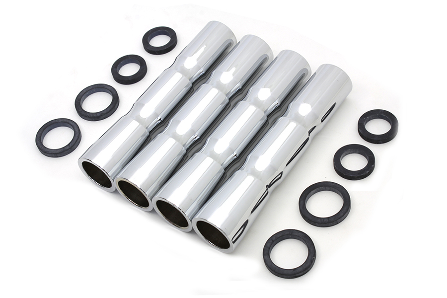 Chrome Lower Pushrod Cover Set