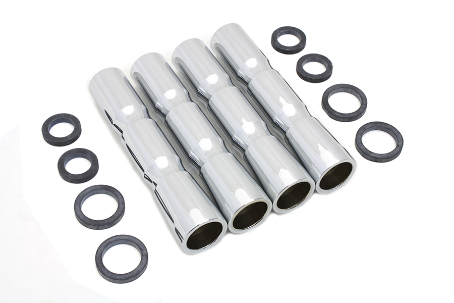 Chrome Lower Pushrod Cover Set