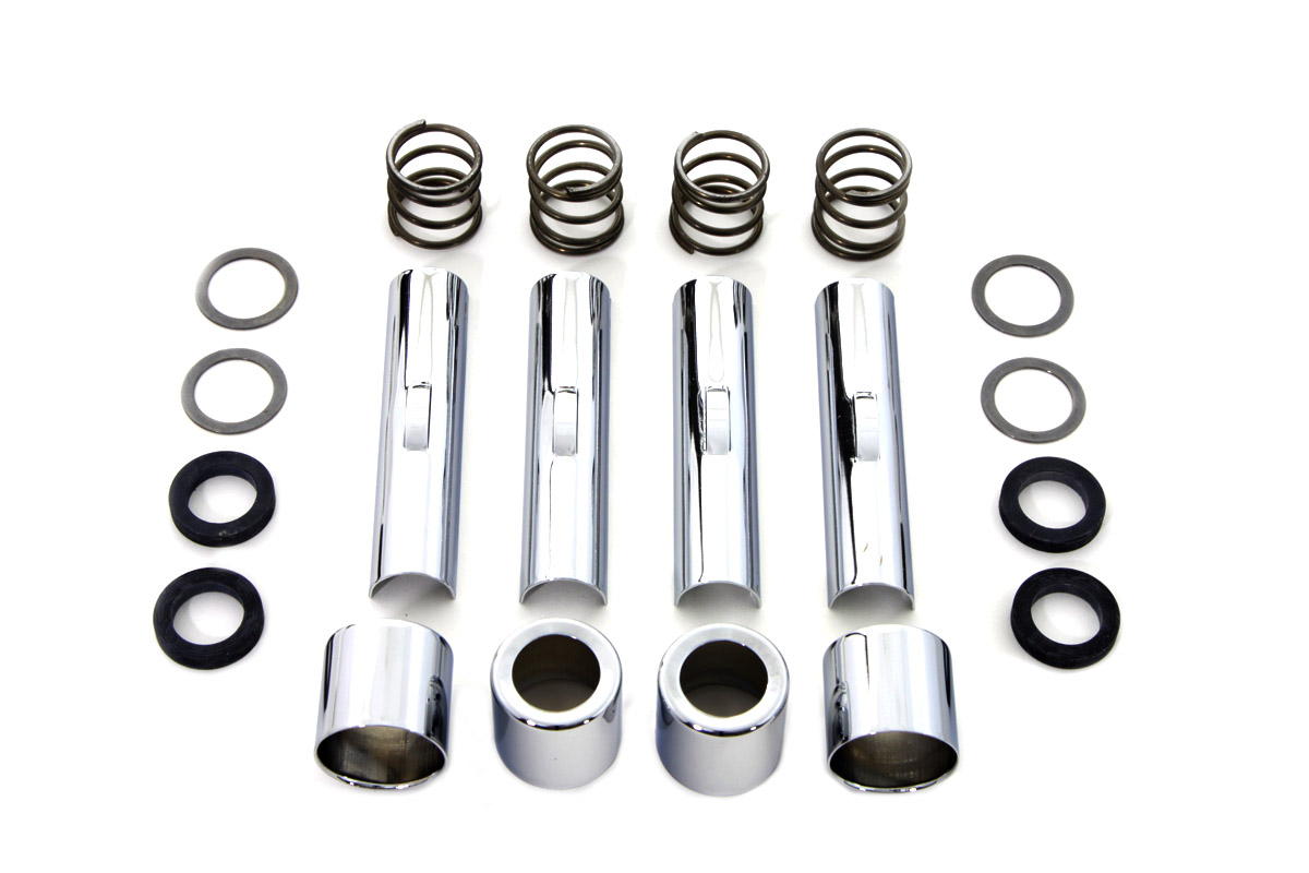 Chrome Pushrod Cover and Clip Kit