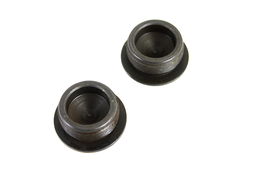 Parkerized Spring Handlebar End Nut Set