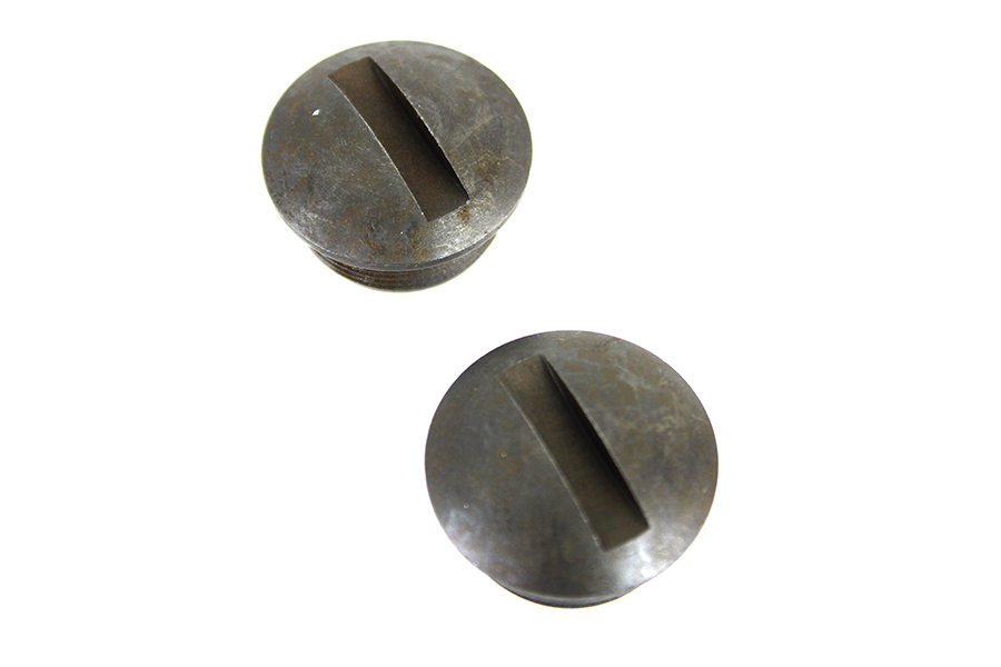 Parkerized Spring Handlebar End Nut Set