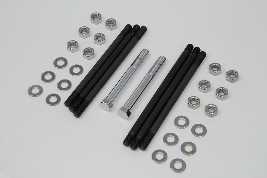 Chrome Stock Engine Case Bolt Kit