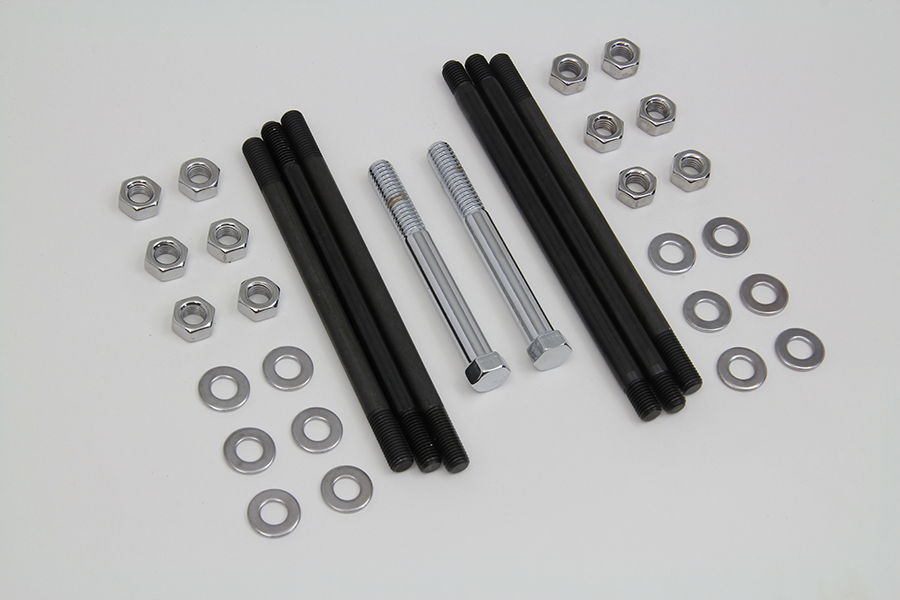 Chrome Stock Engine Case Bolt Kit
